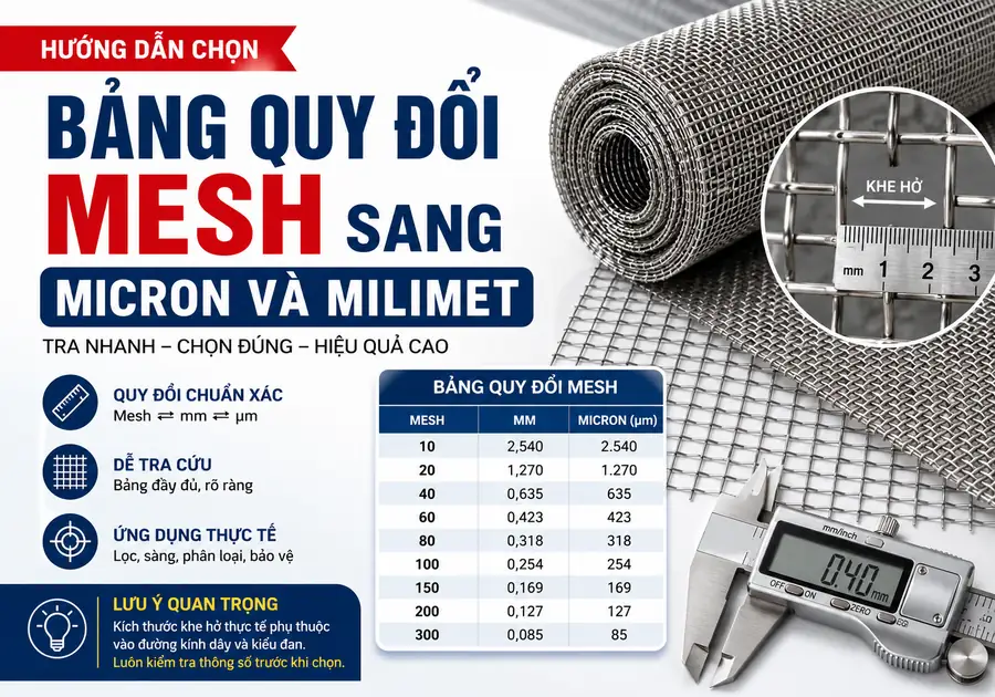 bang quy doi mesh micron mm featured