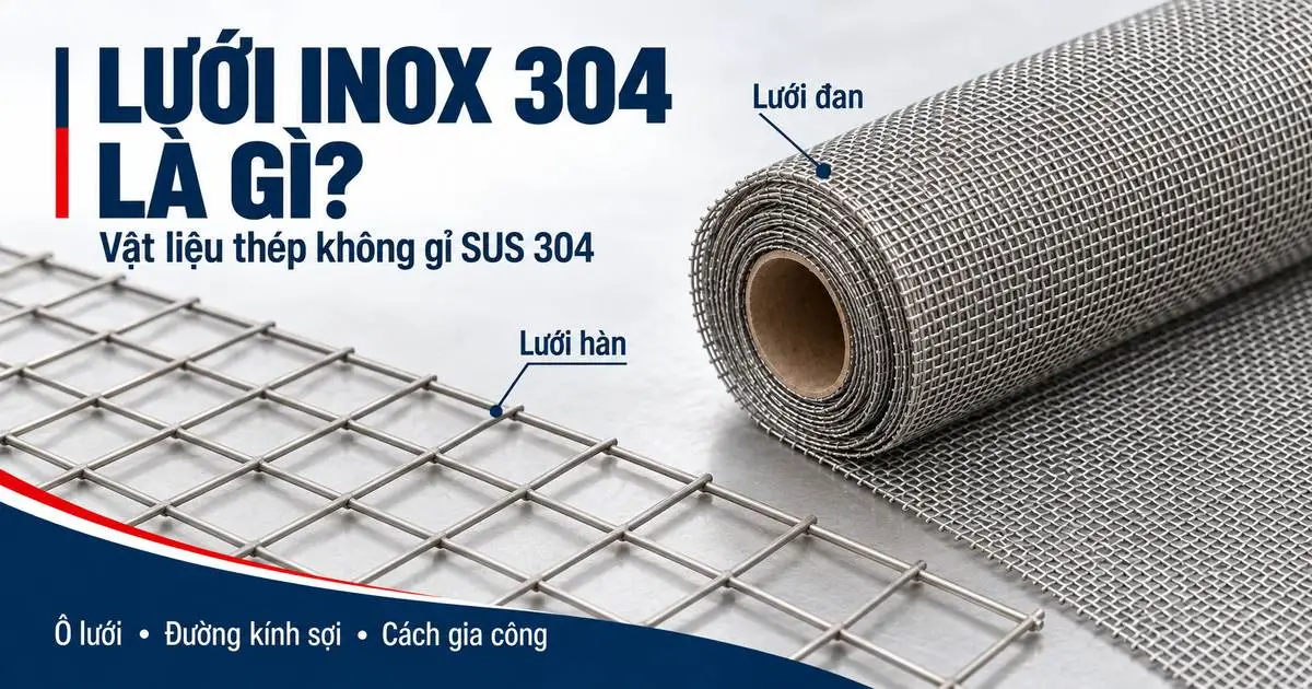 Lưới inox 304 là gì