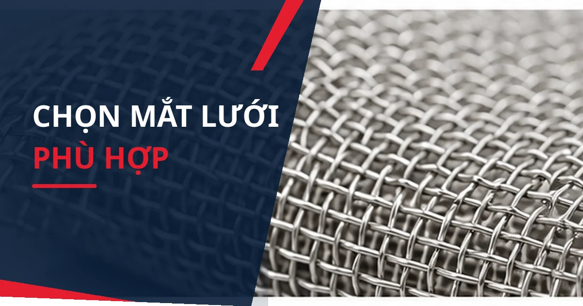 Lưới inox chống chuột nên chọn kích thước mắt và đường kính sợi bao nhiêu? 2 lưới inox chống chuột cần kiểm tra đồng thời kích thước mắt và độ kín của mép lắp