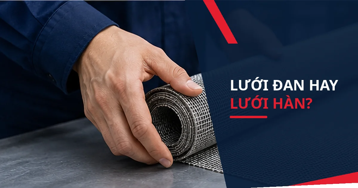 Lưới inox chống chuột nên chọn kích thước mắt và đường kính sợi bao nhiêu? 3 So sánh lưới đan và lưới hàn khi làm tấm chắn chuột cho cửa gió và ô kỹ thuật