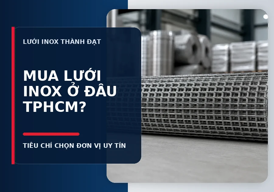 Mua lưới inox ở đâu TPHCM? Tiêu chí chọn đơn vị cung cấp uy tín 1 mua luoi inox o dau tphcm