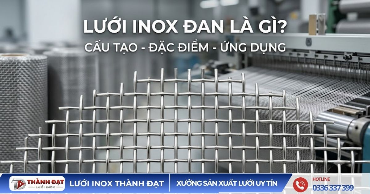 Lưới inox đan